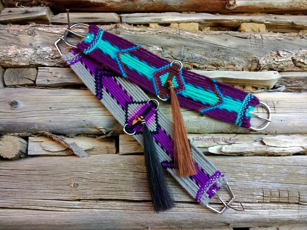 Mohair cinches Broomtail Design