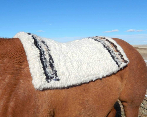 My first pulled wool pad