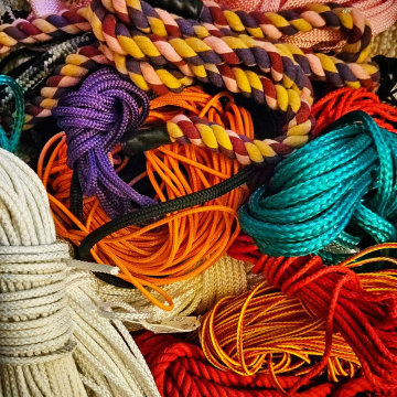 Box of Random Rope and Cords