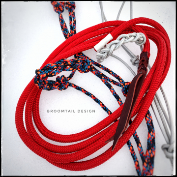 Red Yacht Rope Lead