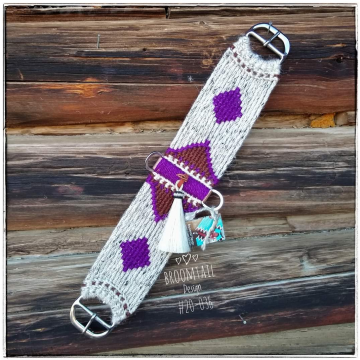 Tweed straight mohair cinch